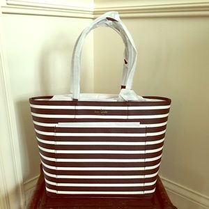 Kate Spade NWT Hyde Lane Stripe Riley Purse